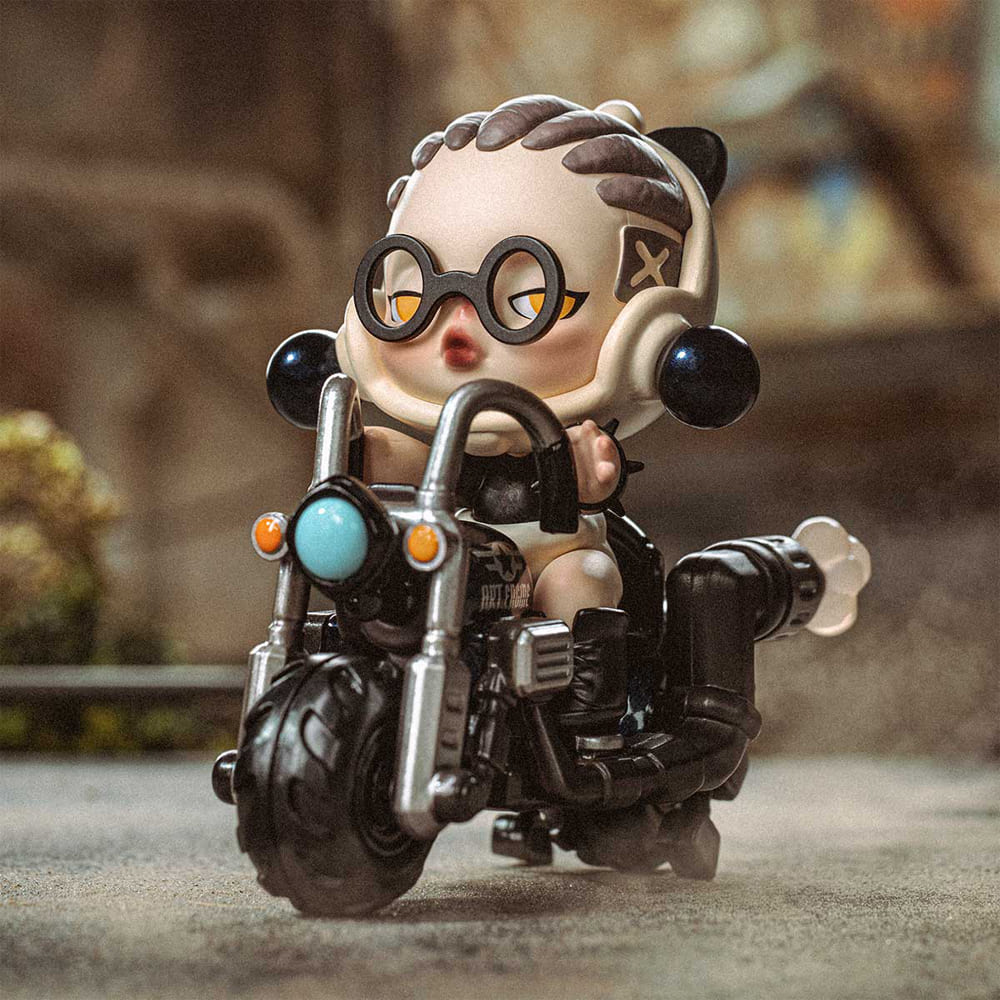 POP MART surprise toy with collectible figure SKULLPANDA series Laid Back Tomorrow (SPLD-01)