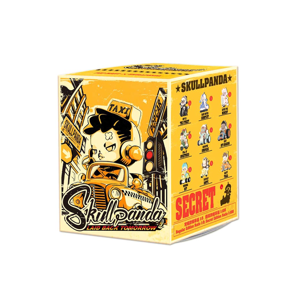 POP MART surprise toy with collectible figure SKULLPANDA series Laid Back Tomorrow (SPLD-01)