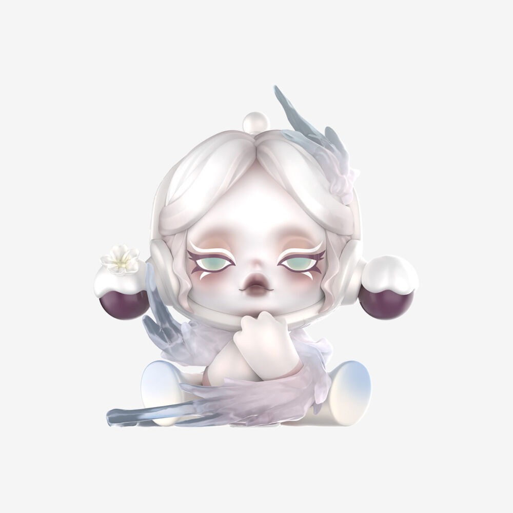 POP MART surprise toy with collectible figure SKULLPANDA The Ink Plum Blossom series (SPB-01)