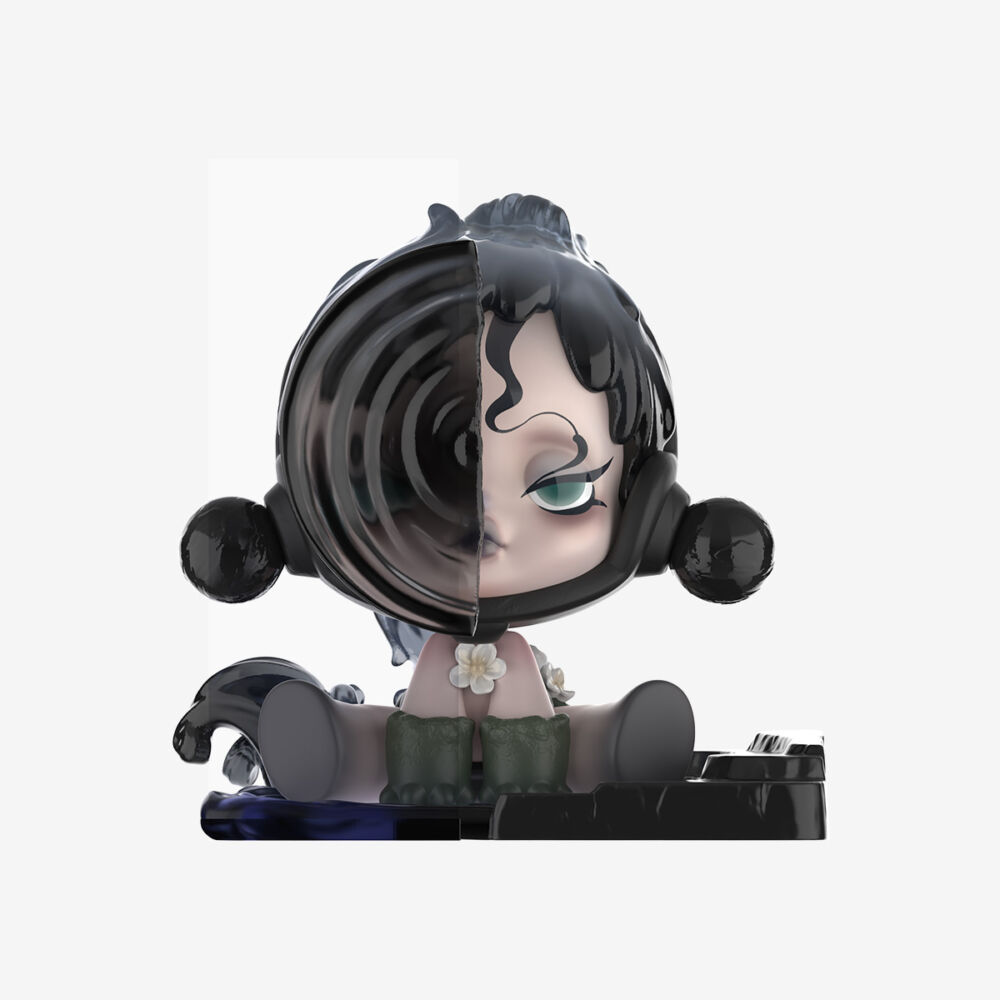 POP MART surprise toy with collectible figure SKULLPANDA The Ink Plum Blossom series (SPB-01)