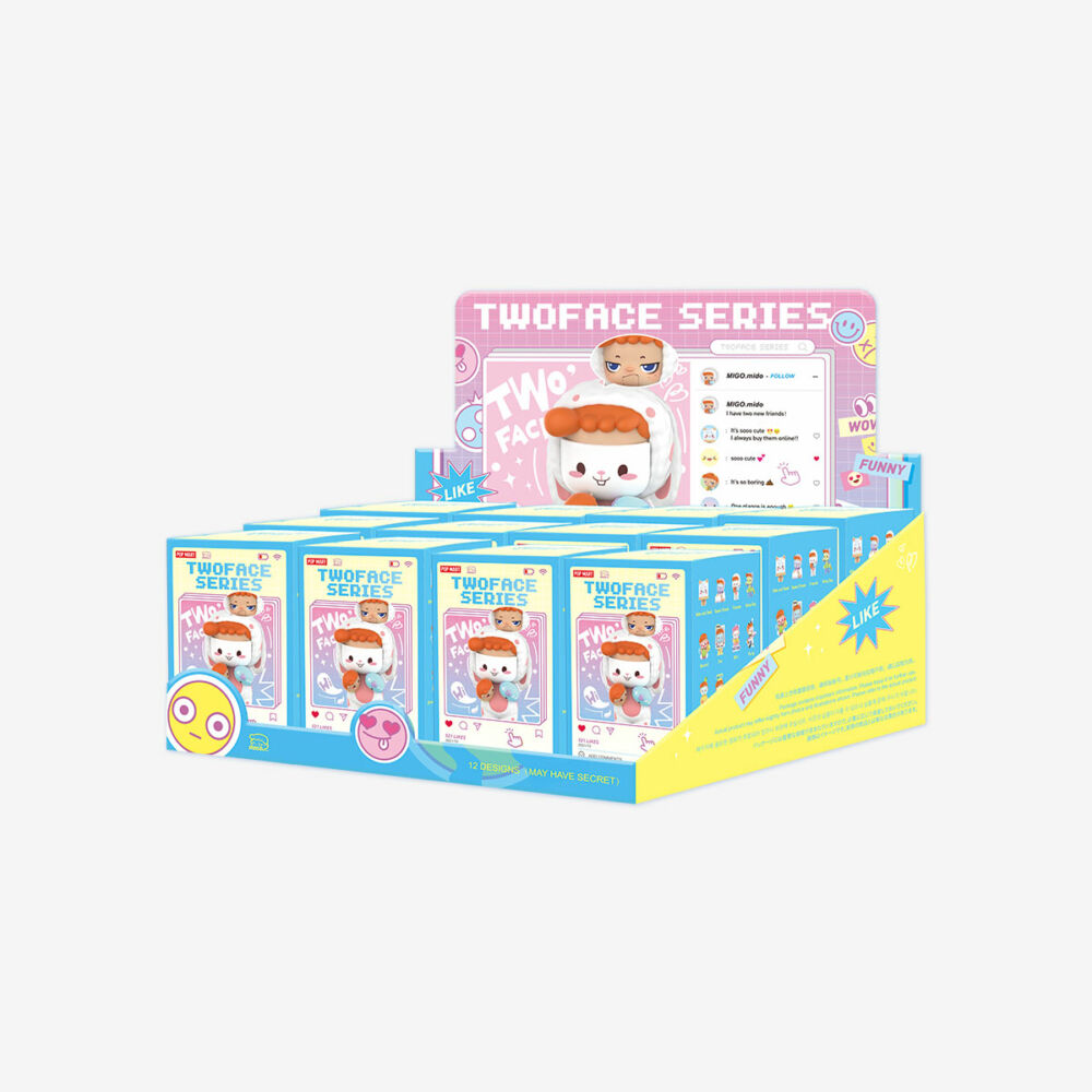 POP MART surprise toy with MIGO collectible figure Twoface series (MGTF-01)