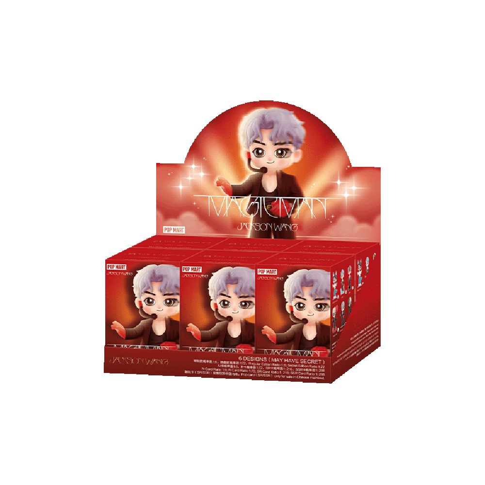 Игрушка-сюрприз POP Mart с коллекционной фигуркой Jackson Wang серия Magic Man (JW-01)