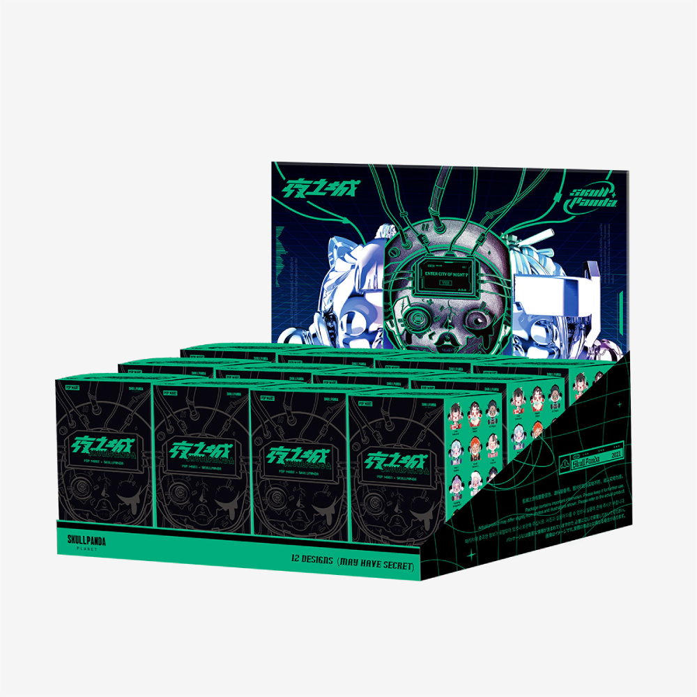 Игрушка-сюрприз POP Mart с коллекционной фигуркой SKULLPANDA серия City of Night (SPCN-01)