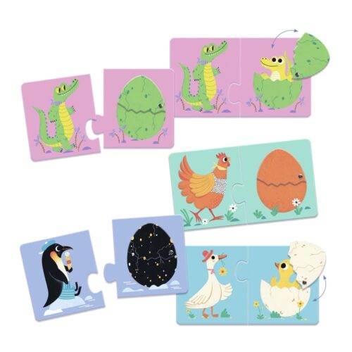 Djeco Game Who&#8217;s in the Egg? (DJ08193)