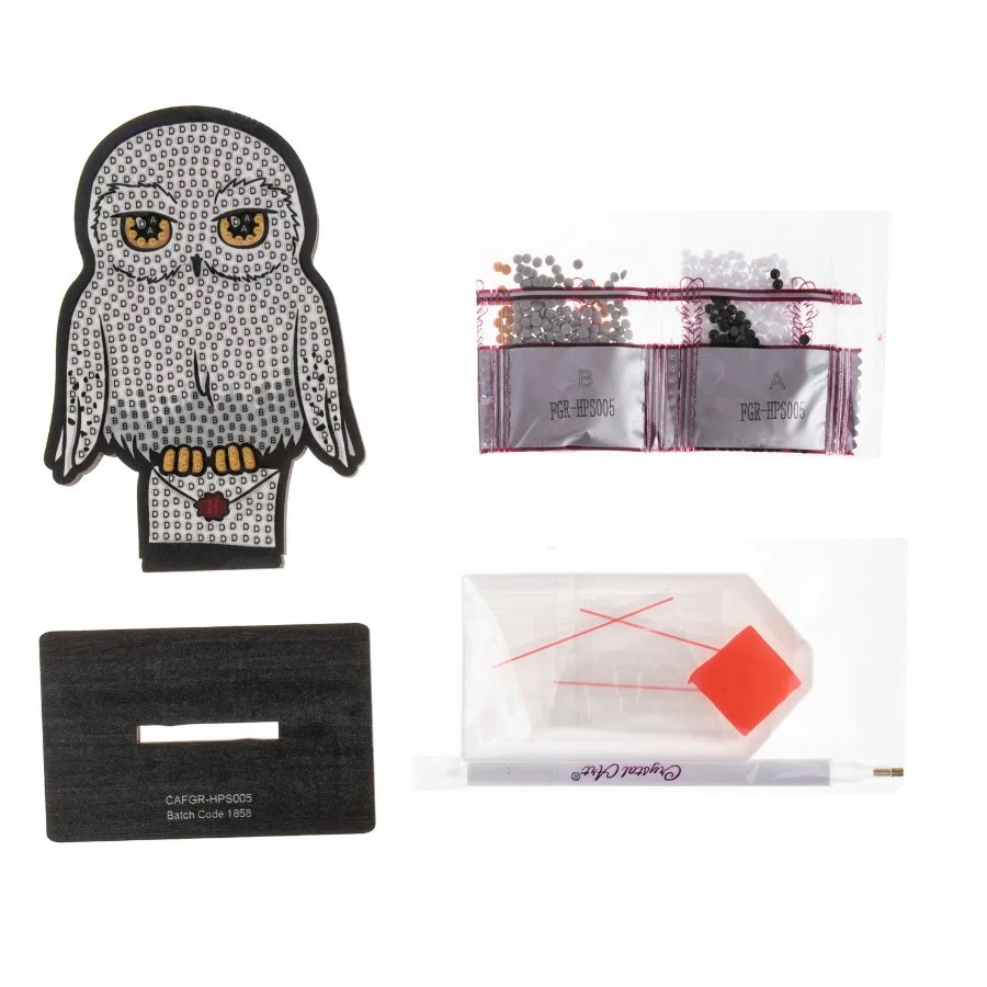 Crystal Art Kit &#8220;Hedwig&#8221; (CAFGR-HPS005)