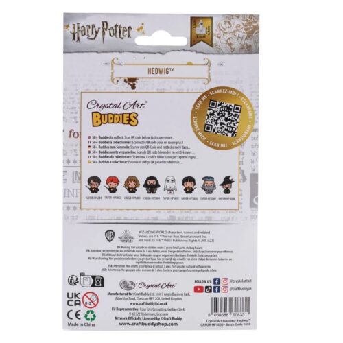 Crystal Art Kit &#8220;Hedwig&#8221; (CAFGR-HPS005)