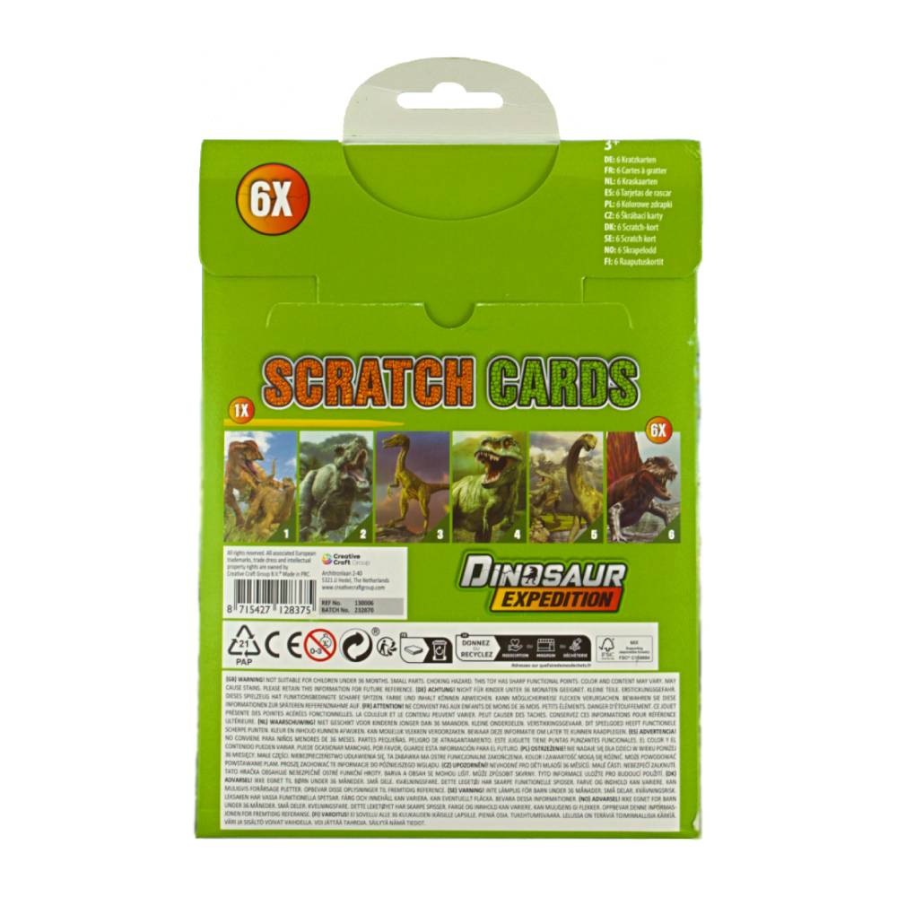 Скретч-розмальовка Moxy Dinosaur Expedition (961039)